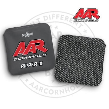AAR - Ripper-X - 2027 Pro Bags Cornhole Bags AAR Cornhole Charcoal/Red