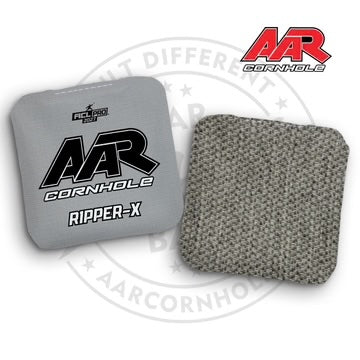 AAR - Ripper-X - 2027 Pro Bags Cornhole Bags AAR Cornhole Grey/Black