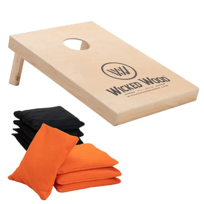 Cornhole početni komplet - 90x60 - 1x ploča / 2x4 vrećice - Wicked Wood