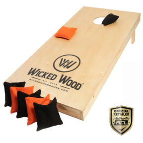 Cornhole Starting Kit - 120x60 - 1x Board / 2x4 Bags Cornhole sets Wicked Wood Games