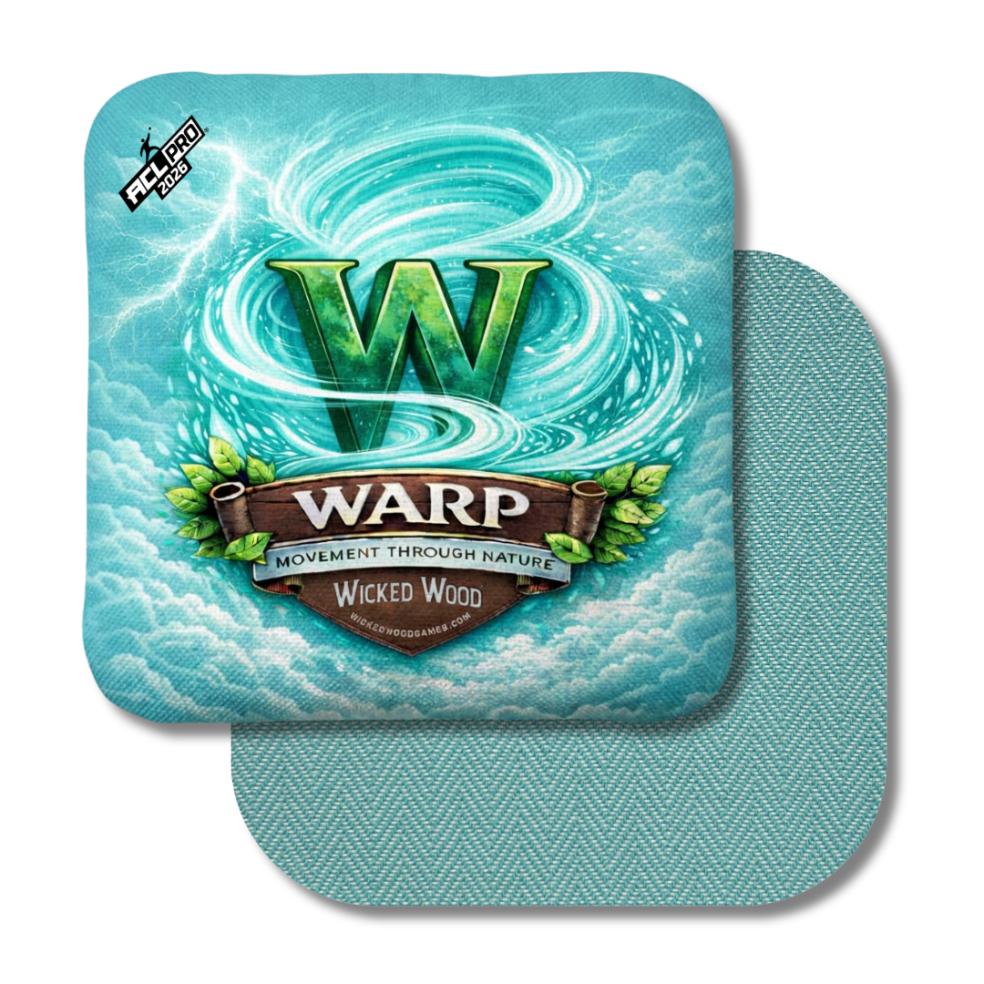 Wicked Wood - WARP - ACL Pro Series - 2026 Cornhole Bags Wicked Wood Games Lightning Bright Green
