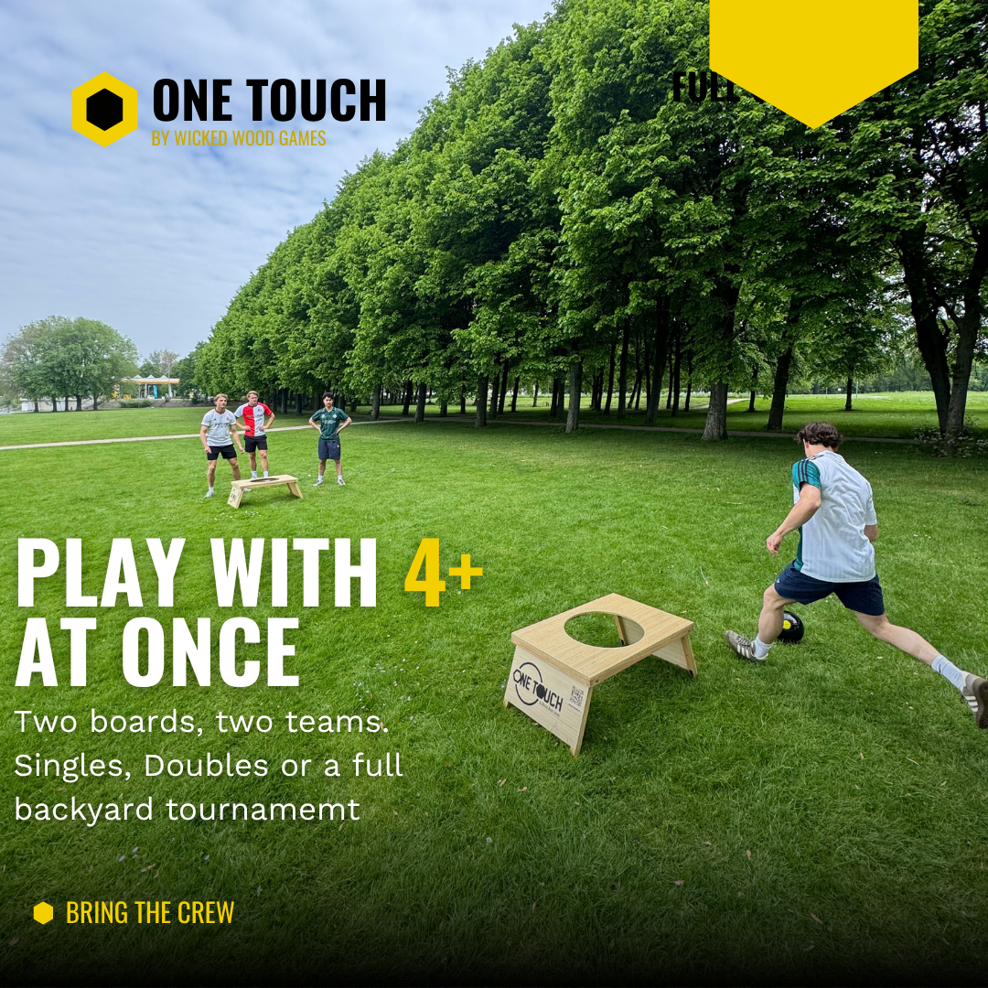 Custom OneTouch - Complete Set Own Design - Including 2x boards / Football / Carrying Bag