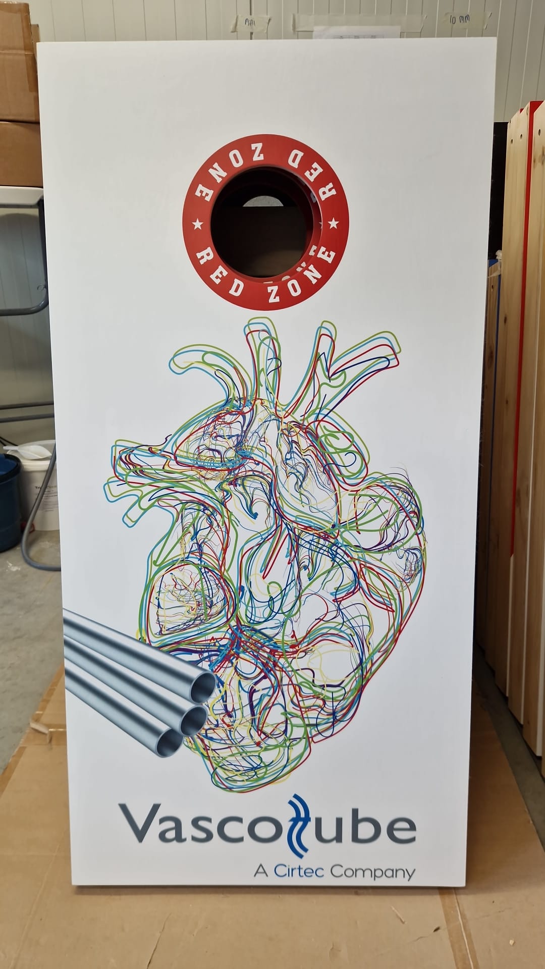 Cornhole Set met Eigen Design (Test Tjarco) Cornhole sets Wicked Wood Games